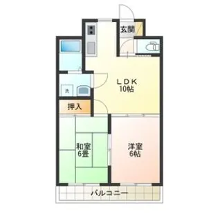 ハイランドパレス【202号室】の間取り