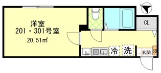 Grip東大泉【3階】の間取り