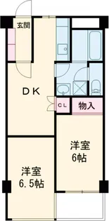 アイビス小絹B【3階】の間取り