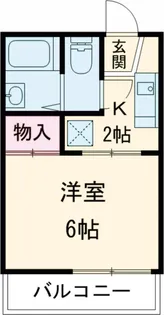 シャトル森野【1階】の間取り