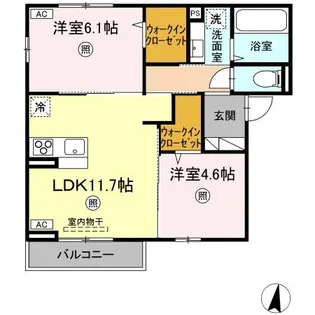 Delight【2階】の間取り