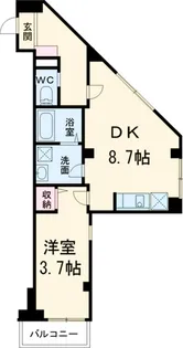 Hareno Villa【3階】の間取り