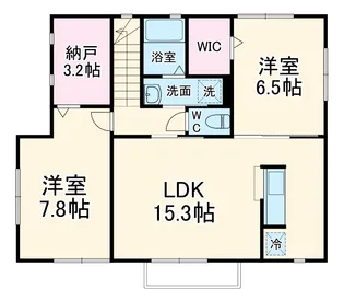 オーチャードⅢ【2階】の間取り