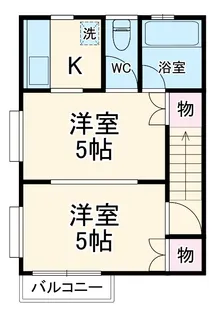 ミントハウス【202号室】の間取り