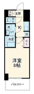 S-RESIDENCE堀田NorthⅡ【2階】の間取り