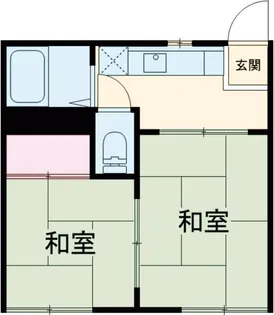シティハウス馬頭【1階】の間取り