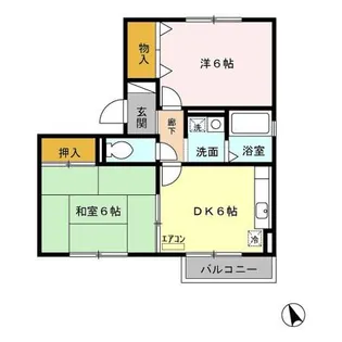 アネックス中野 Ⅱ【1階】の間取り