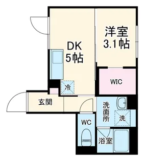 デュオメゾン横浜【3階】の間取り