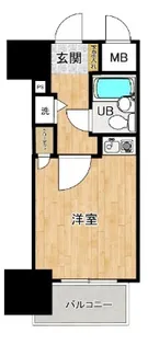 ライオンズマンション千葉東【5階】の間取り