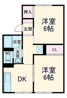 コーポ加藤【105号室】の間取り