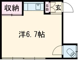 宍戸荘【2D号室】の間取り