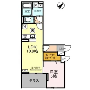 ラポーム北戸田【2階】の間取り