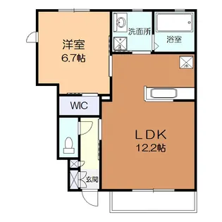 シャーメゾンA【1階】の間取り