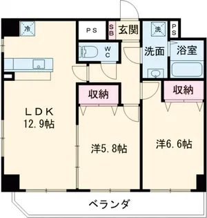 クラティオ【5階】の間取り