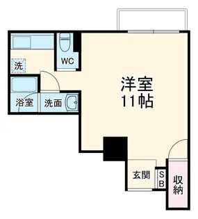 タカラマンション【1階】の間取り