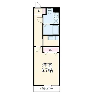 アビリティ弐番館【3階】の間取り
