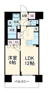 BLESS宮崎台【13階】の間取り