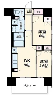 BLESS宮崎台【14階】の間取り