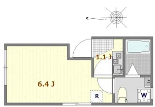ノーザンロード浮間舟渡Ⅱ【2階】の間取り