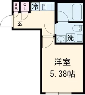 ルーデンス本蓮沼Ⅱ【0201号室】の間取り
