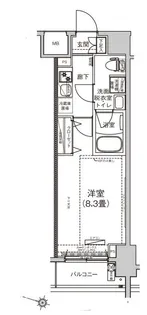 ルフレ赤羽サウス【10階】の間取り
