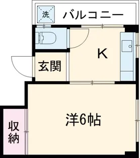 花国ビル【3F号室】の間取り