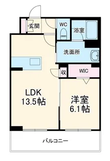 シャーメゾン駅南【2階】の間取り