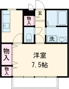 プレアマール【1階】の間取り