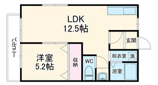 サンライト大一【2階】の間取り