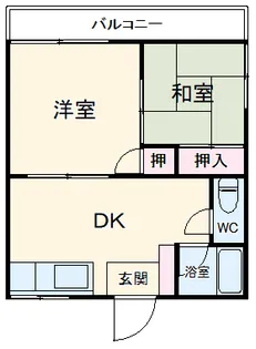 もり荘【3号室】の間取り