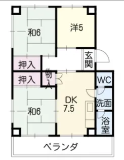メゾン・ソレイユ【1階】の間取り