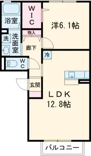 ルピナス コート C【2階】の間取り