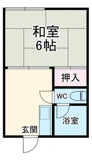 英村アパート【103号室】の間取り