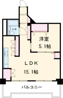 幸洋ハイツ三番町【202号室】の間取り