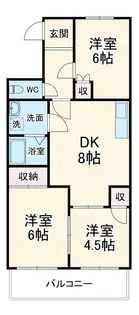 ロイヤルハイツⅠ【3階】の間取り