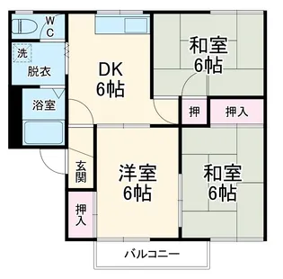 ハイツL&P A棟【2階】の間取り