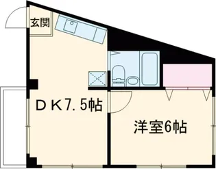 ソヴリン落合【203号室】の間取り