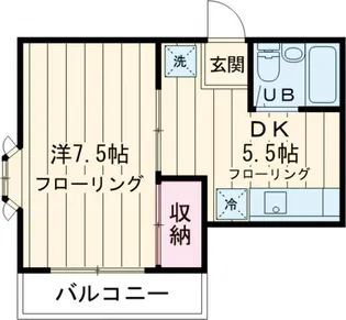 メゾンウェルストンⅣ【2階】の間取り