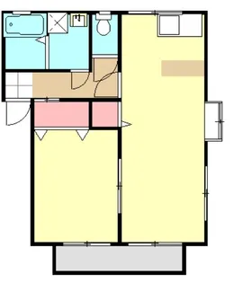エクセハイム【1階】の間取り