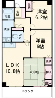 フラワーヒル小田原【3階】の間取り