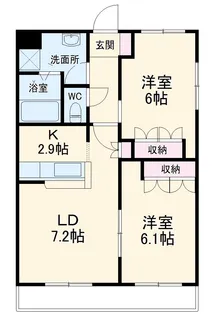 フォル・フリーデ【1階】の間取り