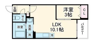 Jack obatachiyoda1【1階】の間取り