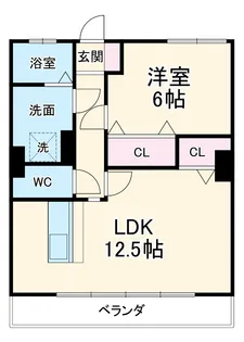 ハイリビングK【108号室】の間取り