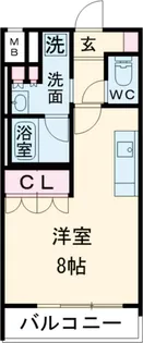 カスタリア大塚Ⅱ【8階】の間取り