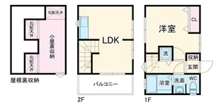 アクセス白幡【1階】の間取り