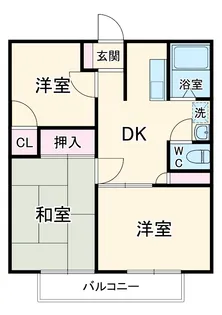 サンシティいずみ【2階】の間取り