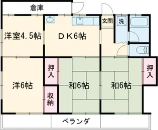 第2スカイコーポ【2階】の間取り