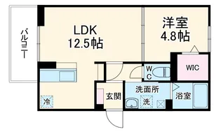 メゾンラフィ—ネ【301号室】の間取り