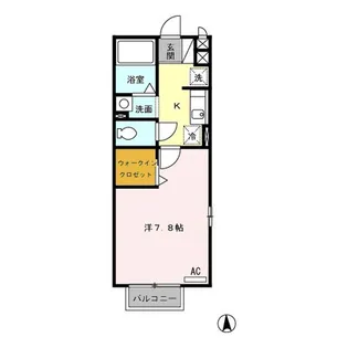 リヴェールエフティⅡ【2階】の間取り