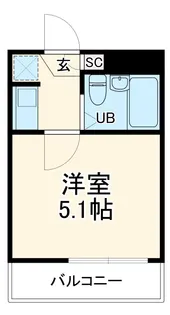 インベストメント橋本【2階】の間取り